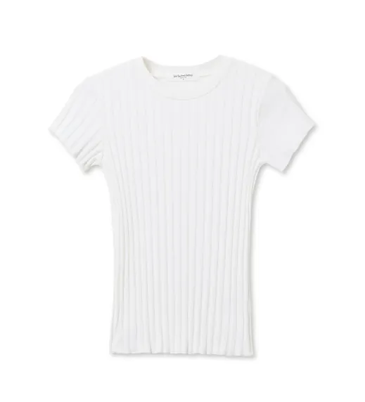Poorboy Rib Cap Sleeve Tee
